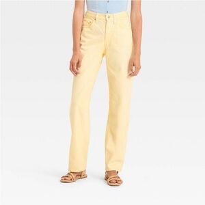 90’s Baggy Yellow Jeans